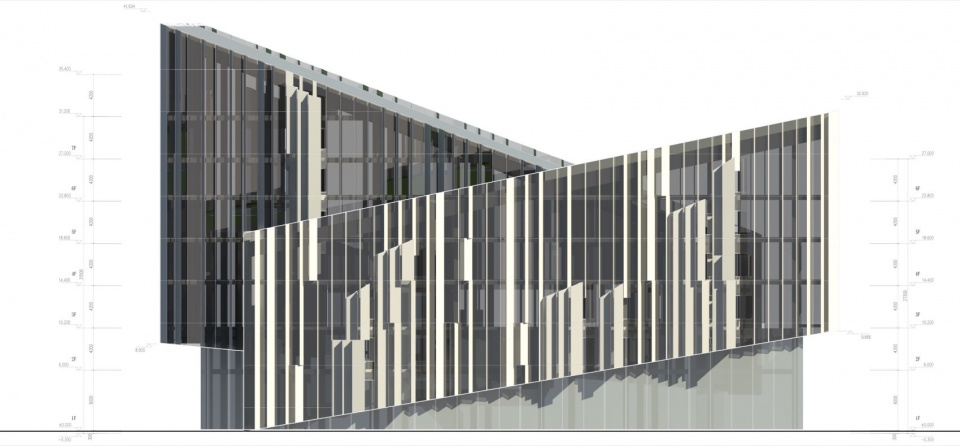 Headquater North Elevation