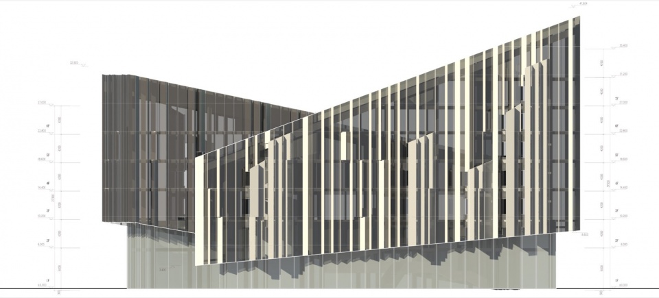 Headquater South Elevation