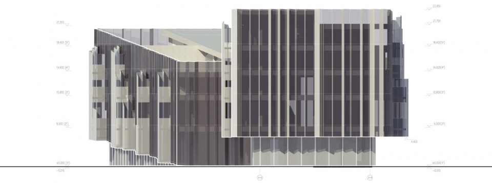 Life Support Building East Elevation