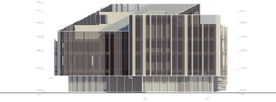 Life Support Building West Elevation