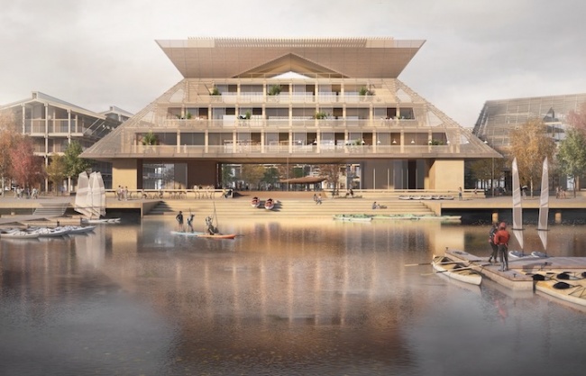 Shanghai Yacht Club Pavilion by Haptic Architects