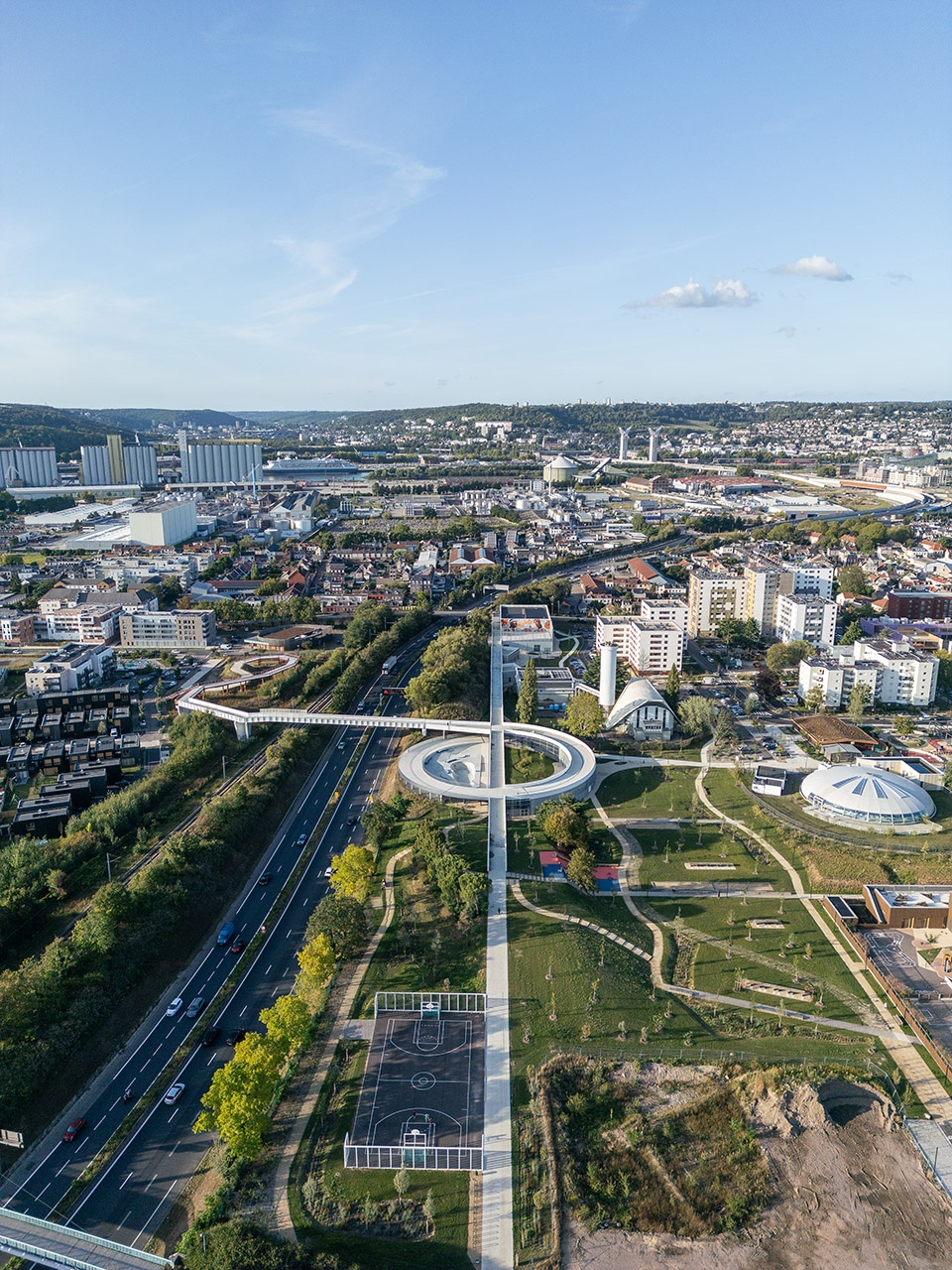 Redevelopment of the sports complex in Petit Quevilly 76 by OLGGA ARCHITECTES