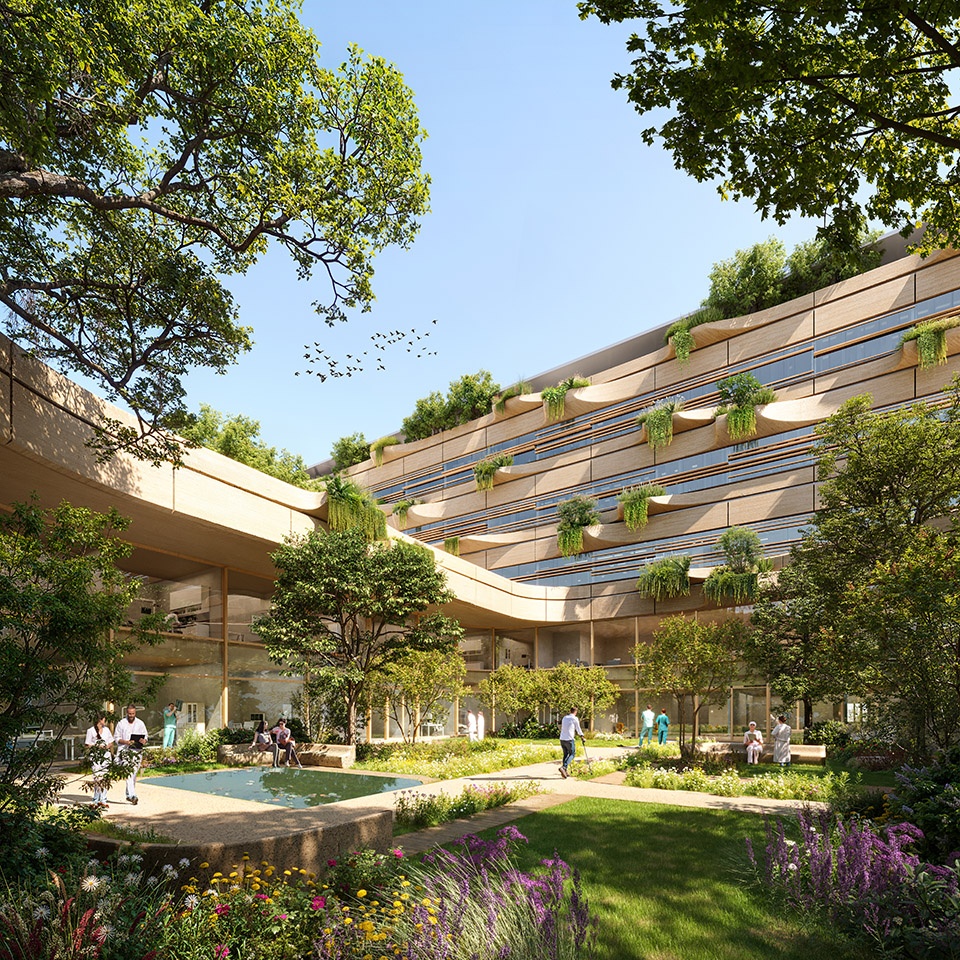 Malpensa Hospital international design competition by Zaha Hadid Architects