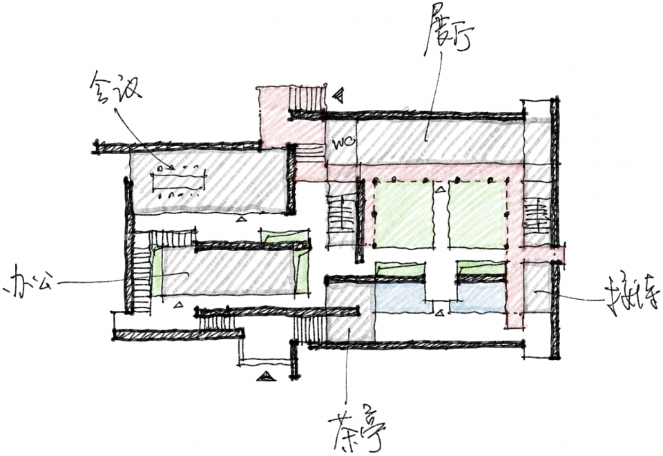 renovation design of dongfang mountain buddhist association by fanaf