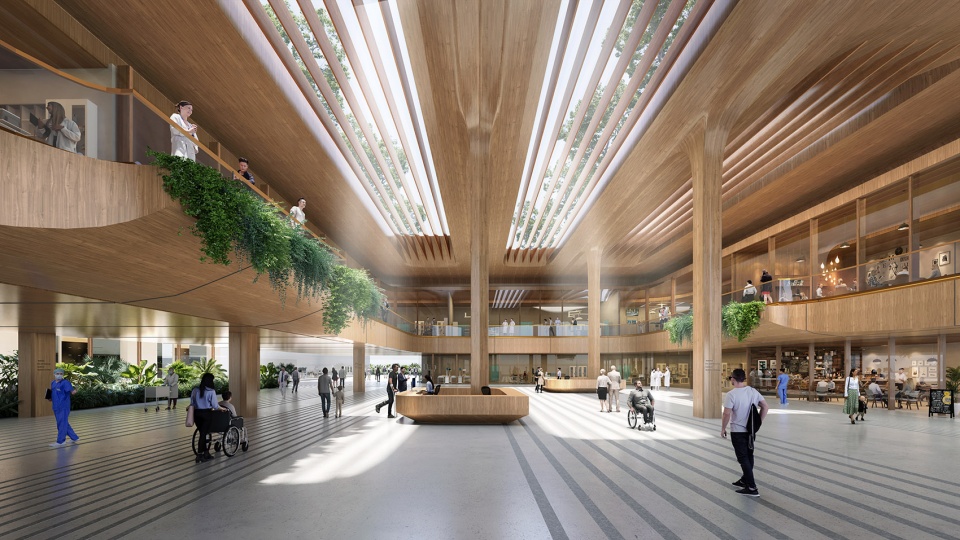 Malpensa Hospital international design competition by Zaha Hadid Architects