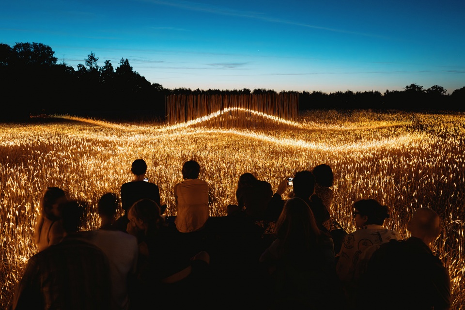 Phorest light installation by 1024 architecture