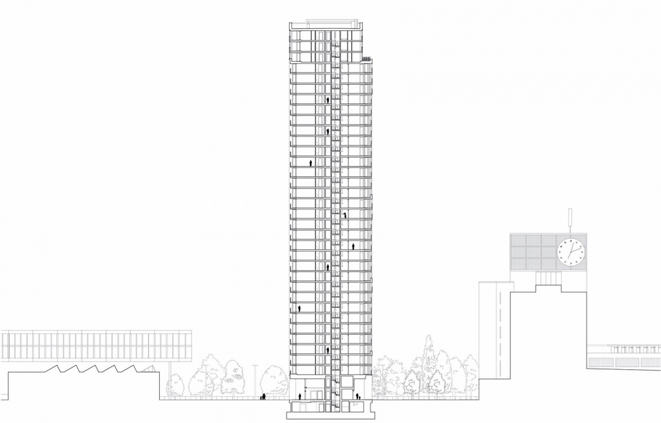 Lighthouse high rise apartment by De Zwarte Hond