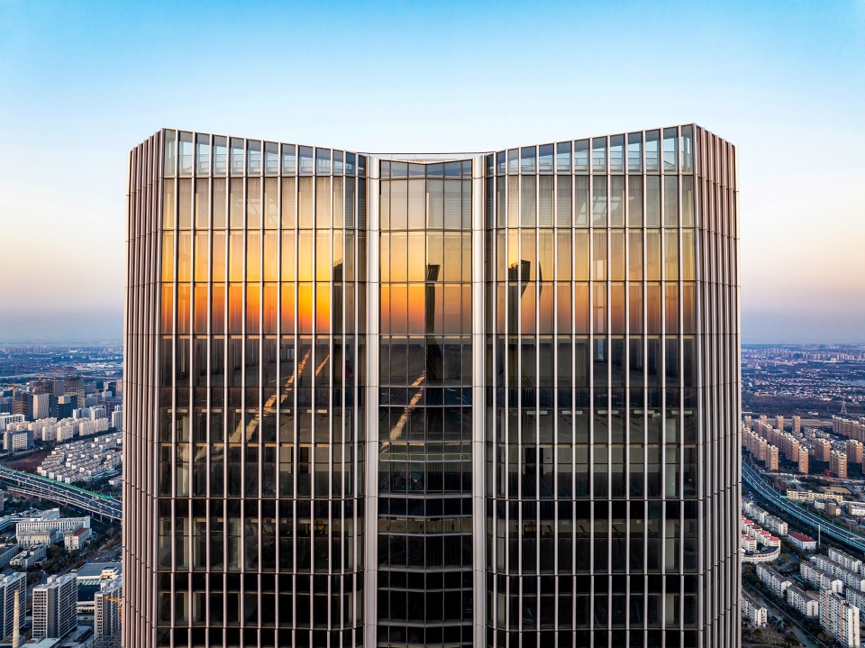 Zhangjiang Science Gate Twin Towers by Gensler
