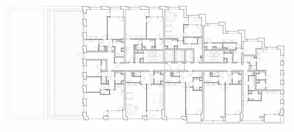 Lighthouse high rise apartment by De Zwarte Hond