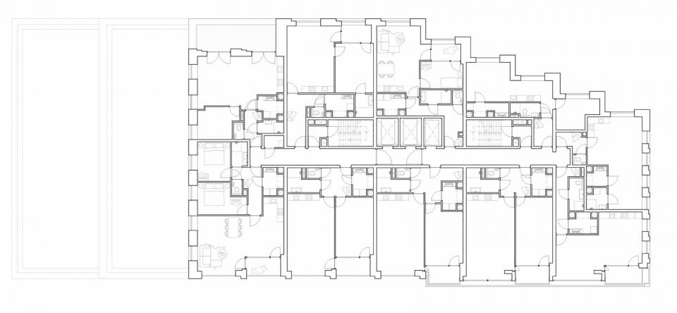 Lighthouse high rise apartment by De Zwarte Hond