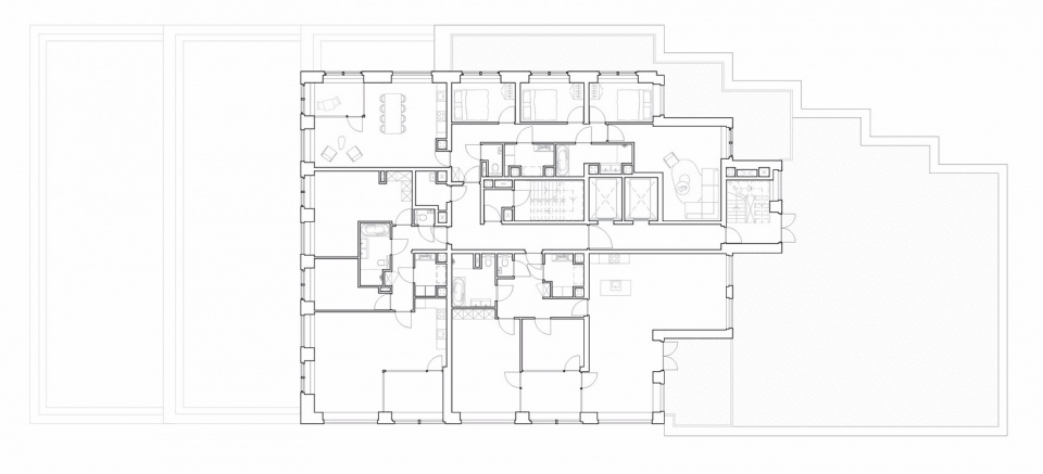 Lighthouse high rise apartment by De Zwarte Hond