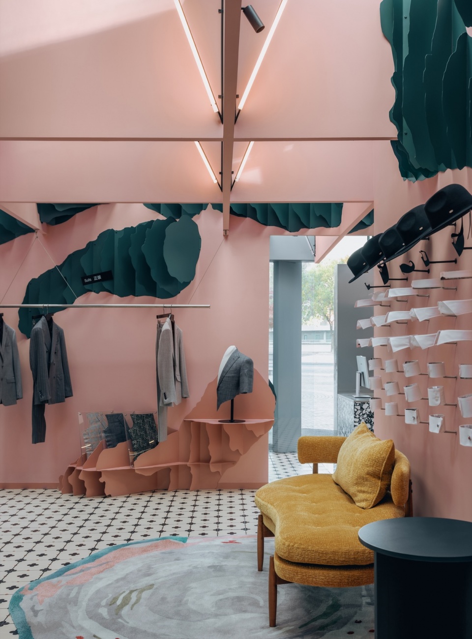 keymen bespoke gentlemens wear shop by linjian design studio
