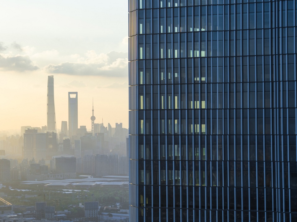 Zhangjiang Science Gate Twin Towers by Gensler