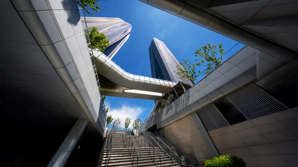 Zhangjiang Science Gate Twin Towers by Gensler