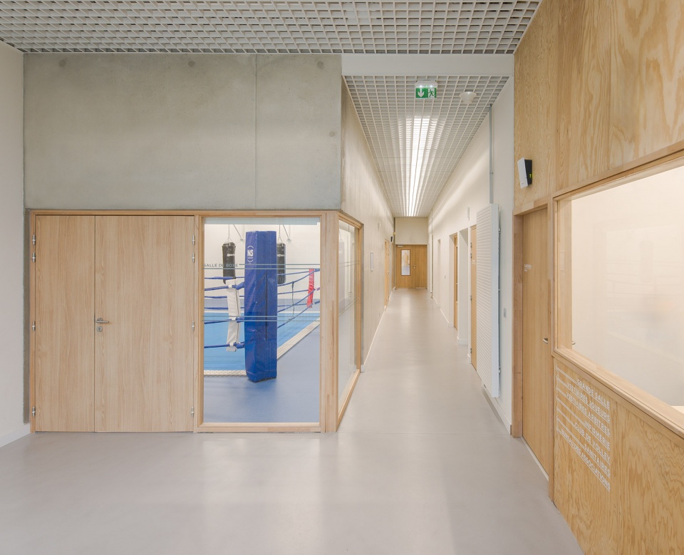 Redevelopment of the sports complex in Petit Quevilly 76 by OLGGA ARCHITECTES