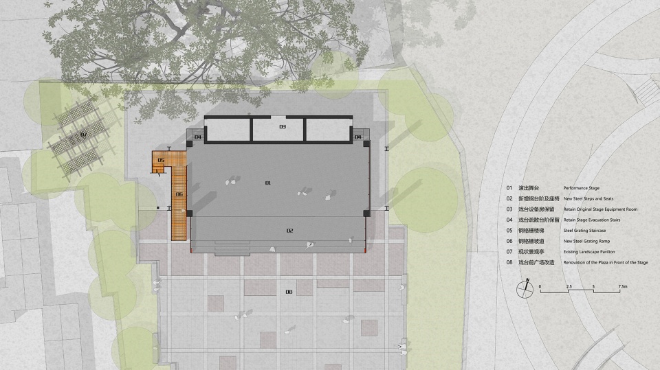 The Stage Reimagined in Qiangxia Village by Zizu Studio