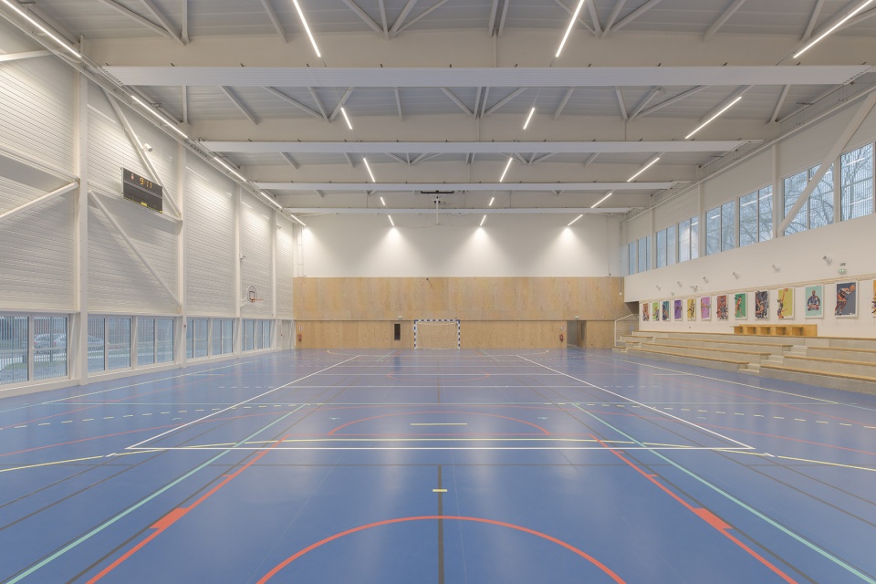 Redevelopment of the sports complex in Petit Quevilly 76 by OLGGA ARCHITECTES