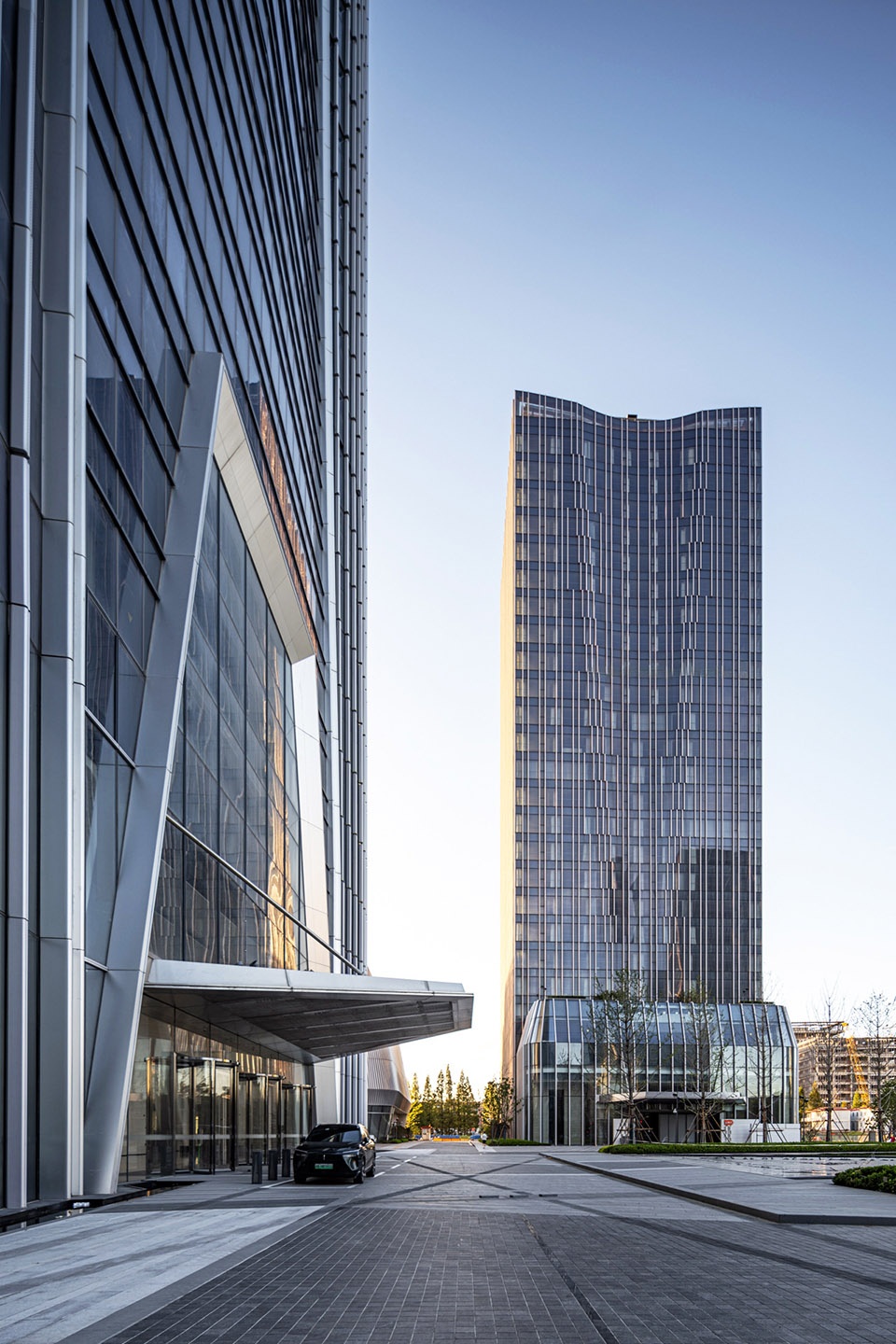 Zhangjiang Science Gate Twin Towers by Gensler