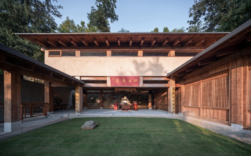 renovation design of dongfang mountain buddhist association by fanaf