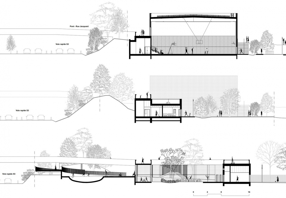 Redevelopment of the sports complex in Petit Quevilly 76 by OLGGA ARCHITECTES
