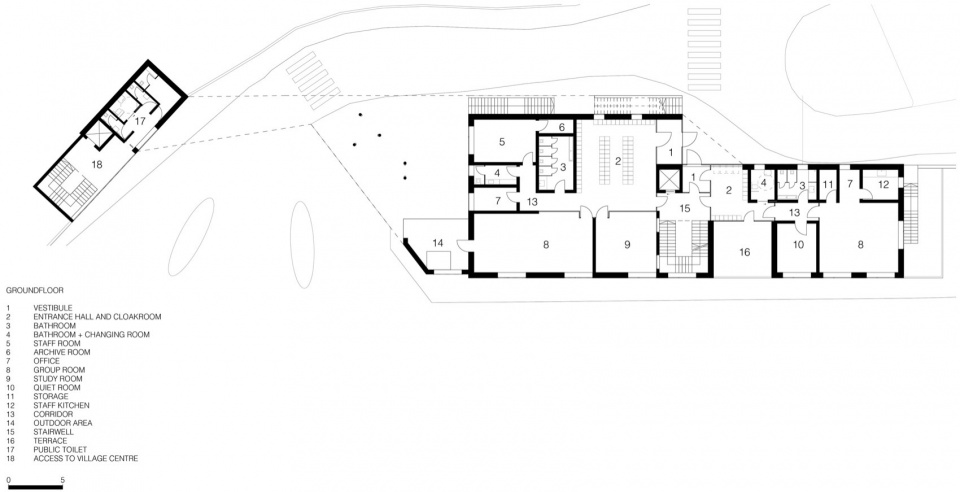 a green bridge by roland baldi architects
