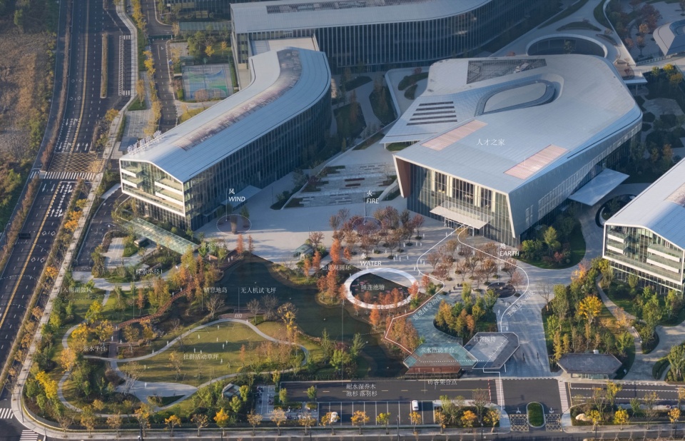hangzhou alibaba nanhu future science park by ups
