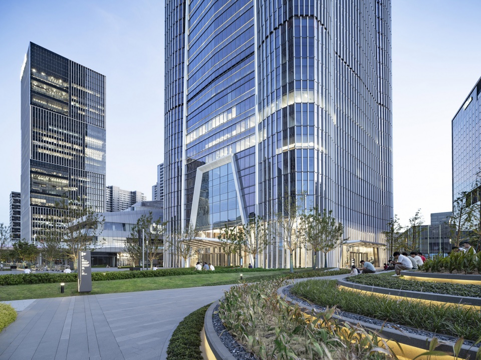 Zhangjiang Science Gate Twin Towers by Gensler