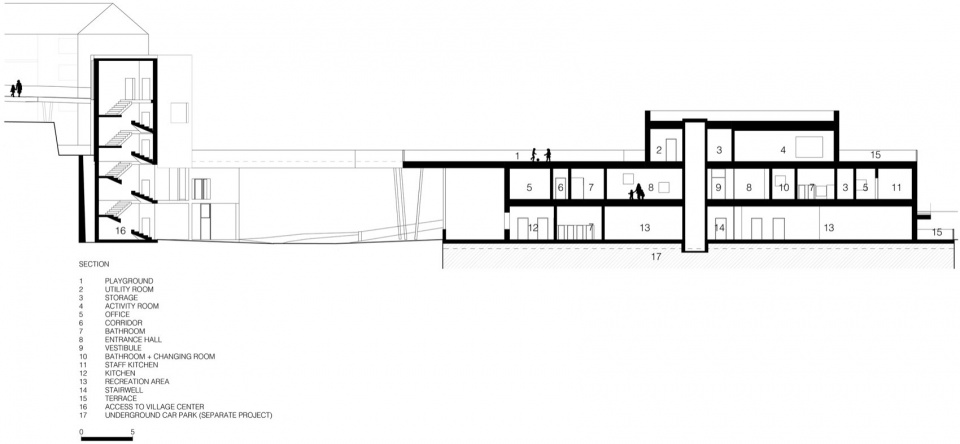 a green bridge by roland baldi architects