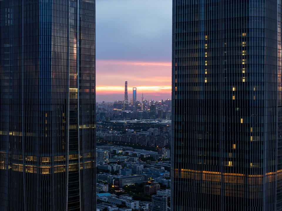 Zhangjiang Science Gate Twin Towers by Gensler