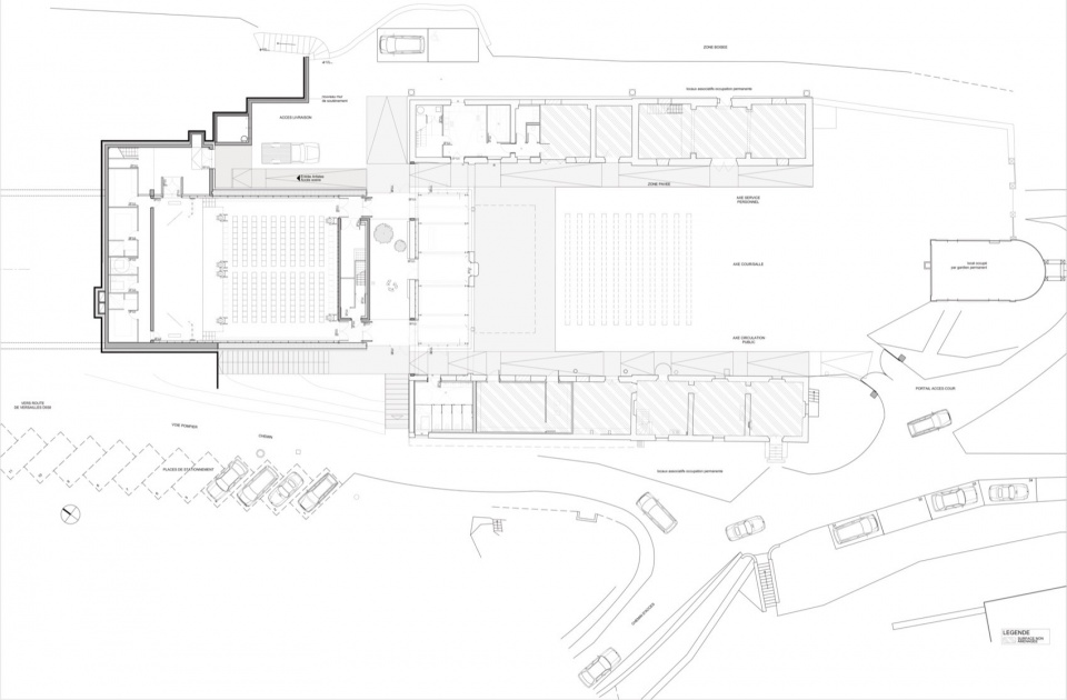 multi purpose hall in chateaufor by berellini architecte