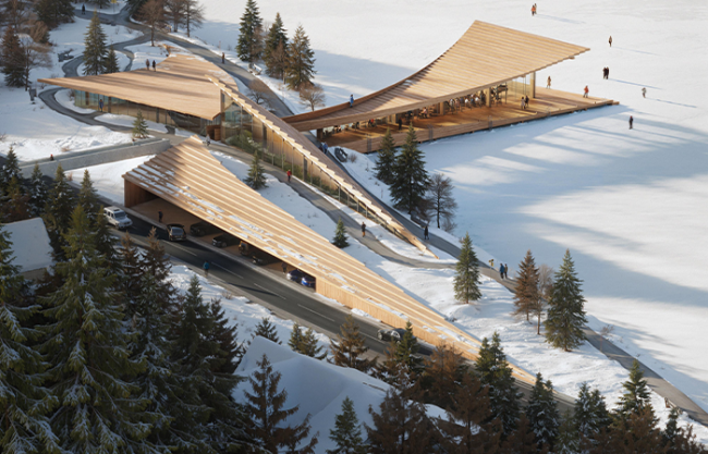 Lacum Respira圣莫里茨湖畔亭概念方案，瑞士 / Ket Bureau