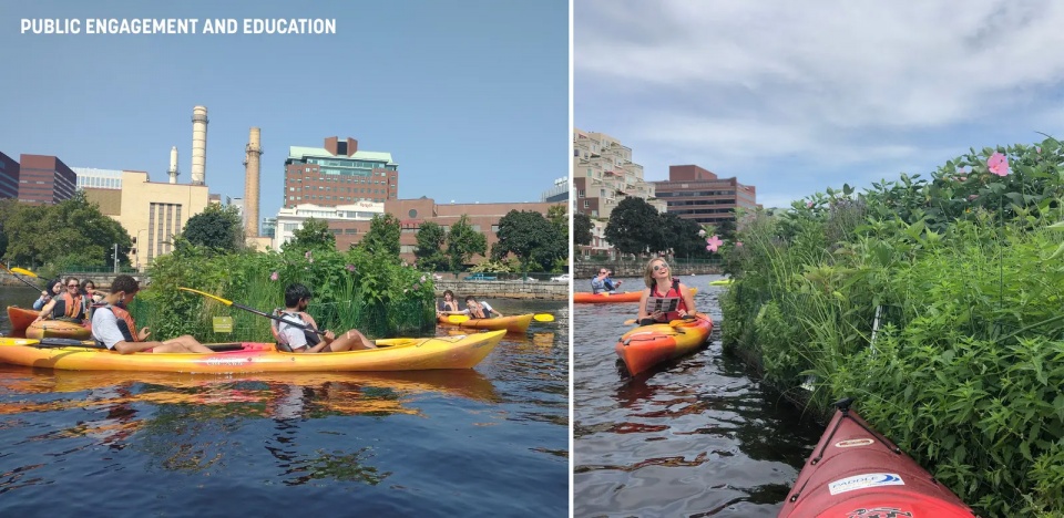 2025 asla research award of honor charles river floating wetland pilot project sasaki associates the hideo sasaki foundation mcnamara rome