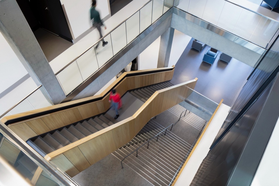 a new teaching pavilion at hotel dieu de levis by anne carrier architectes
