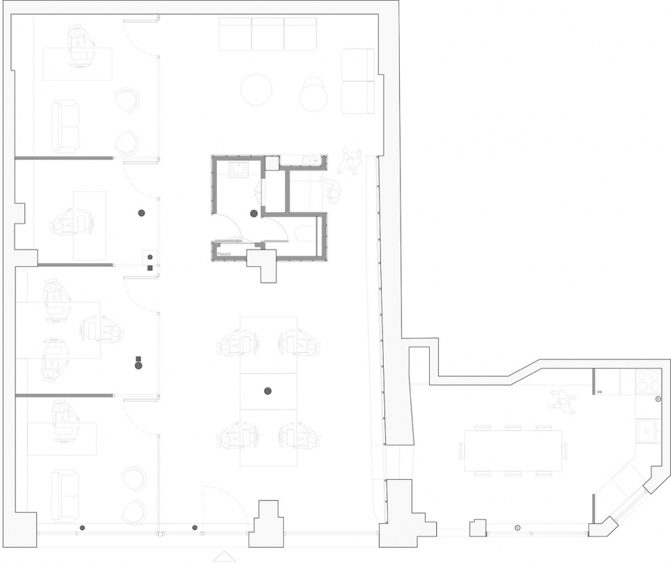 offices in former workshops by nicola spinetto architectes