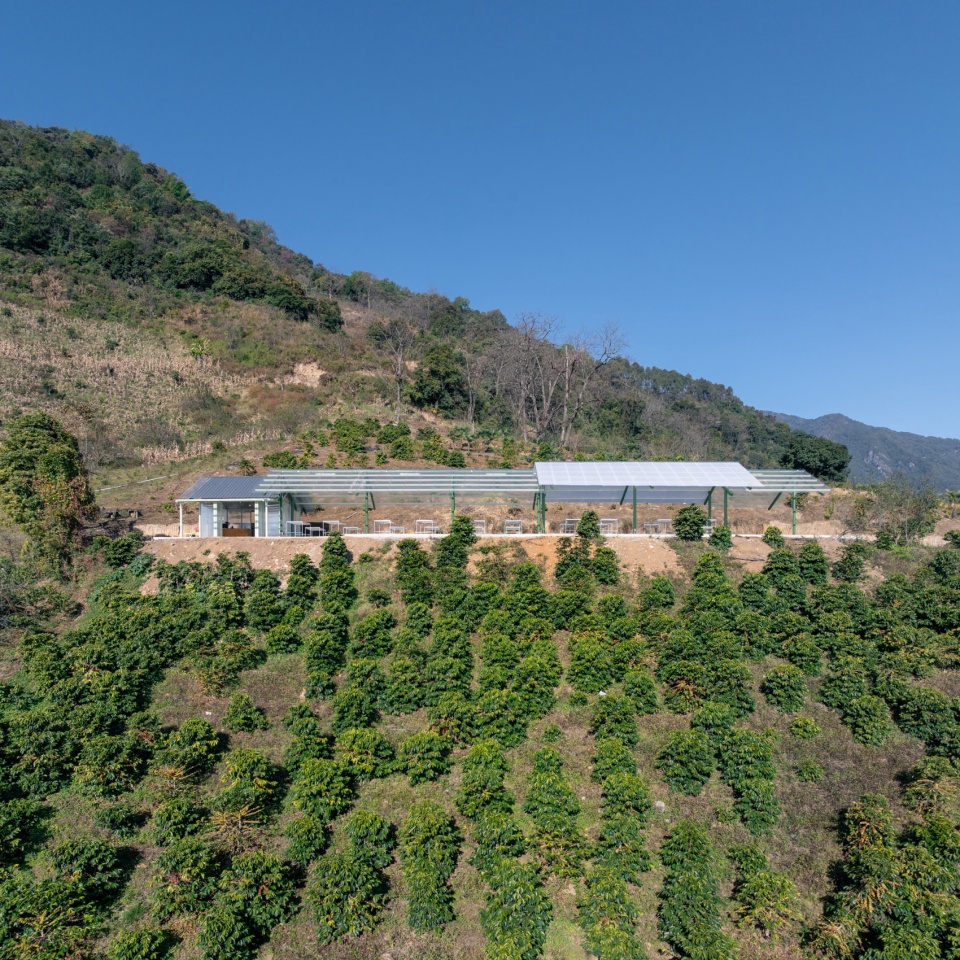 terraweave estate tiantian coffee drying yard in baoshan yunnan by edge architects