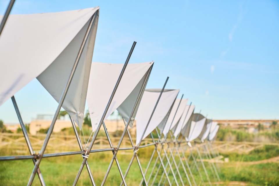 100 Linear Meters Pavilion by Eletres Studio