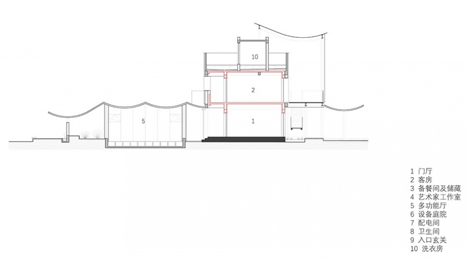Xianjing Village Qingyi Lodge by HsuDu Architects
