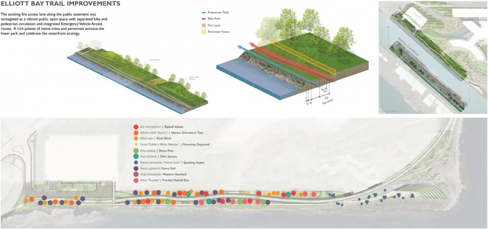 2025 asla general design award of honor the beach at elliott bay surfacedesign inc