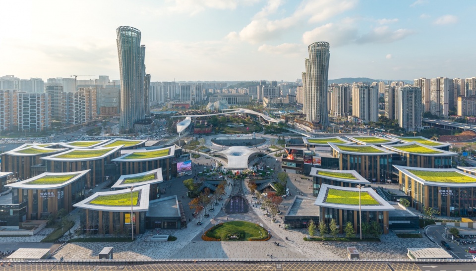 Yibin High Speed Railway Station Gateway Development in Sichuan Province by Pelli Clarke Partners