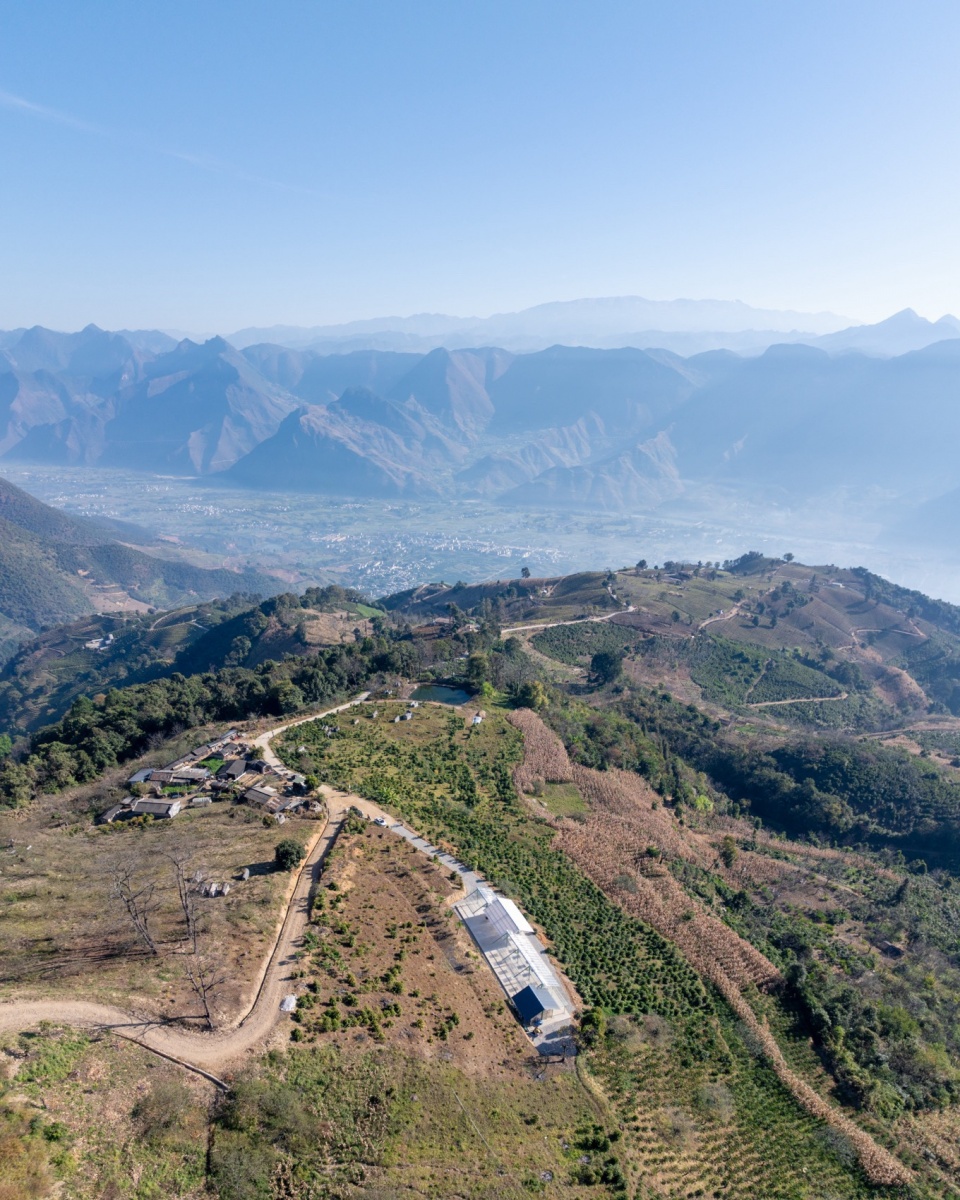 terraweave estate tiantian coffee drying yard in baoshan yunnan by edge architects