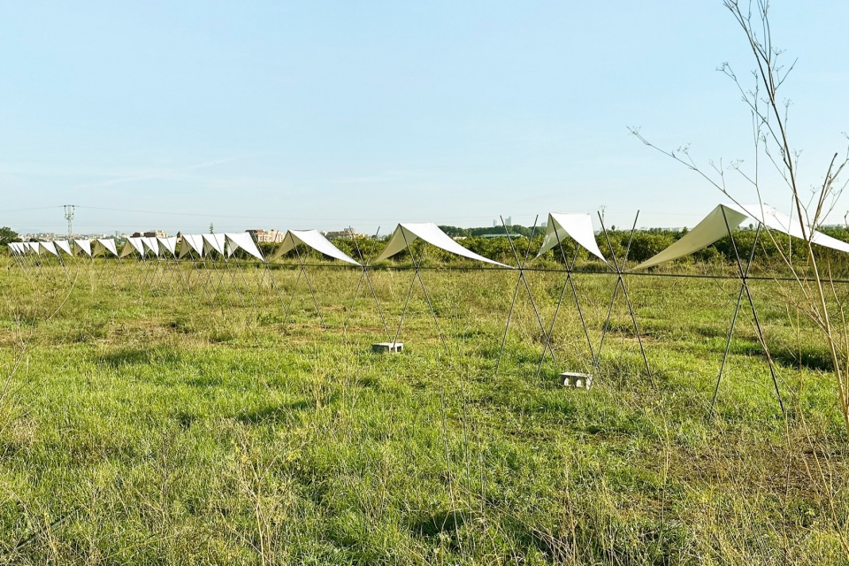 100 Linear Meters Pavilion by Eletres Studio