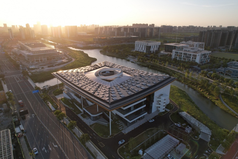 jiaxing hrnt cultural center by sup atelier of thad