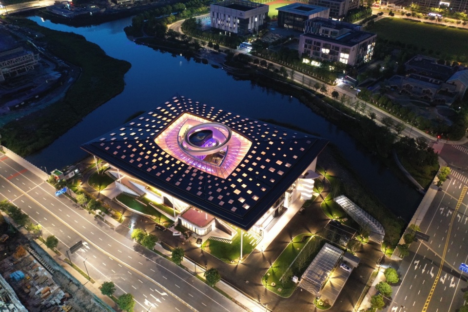jiaxing hrnt cultural center by sup atelier of thad