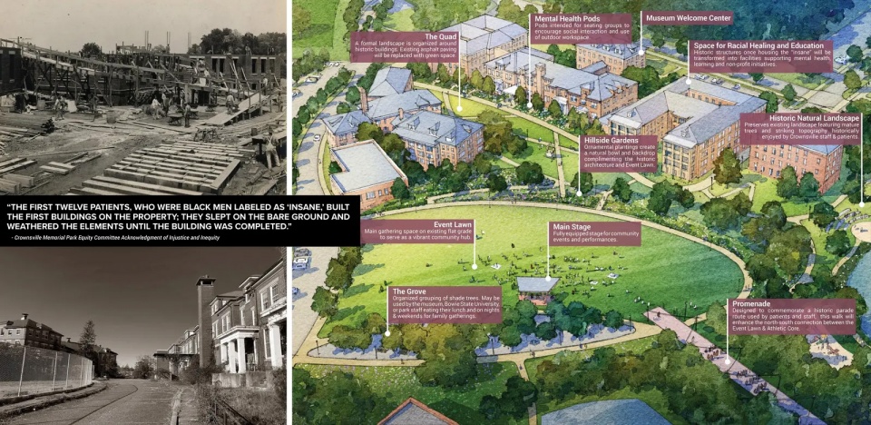 2025 asla analysis and planning award of excellence crownsville hospital memorial park design collective inc carmichael associates
