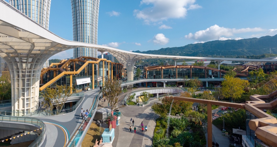 Yibin High Speed Railway Station Gateway Development in Sichuan Province by Pelli Clarke Partners