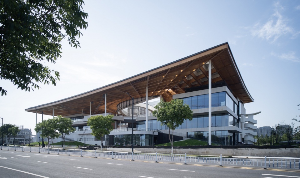 jiaxing hrnt cultural center by sup atelier of thad