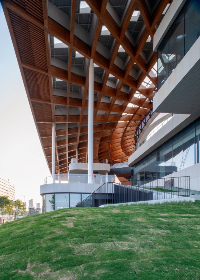 jiaxing hrnt cultural center by sup atelier of thad