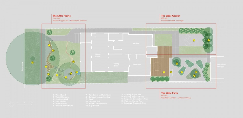 2025 asla residential design award of honor the little project ping design llc