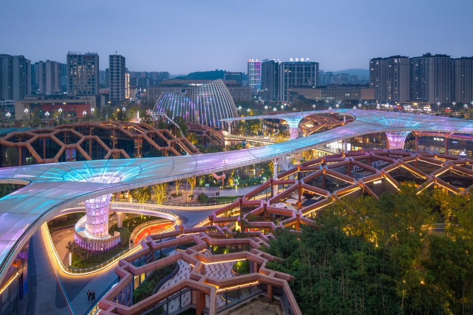 Yibin High Speed Railway Station Gateway Development in Sichuan Province by Pelli Clarke Partners