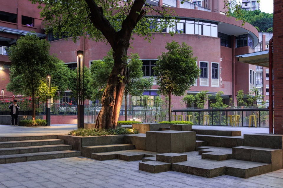 landscape transformation of zhangjiagarden campus bashu secondary school by aofan design